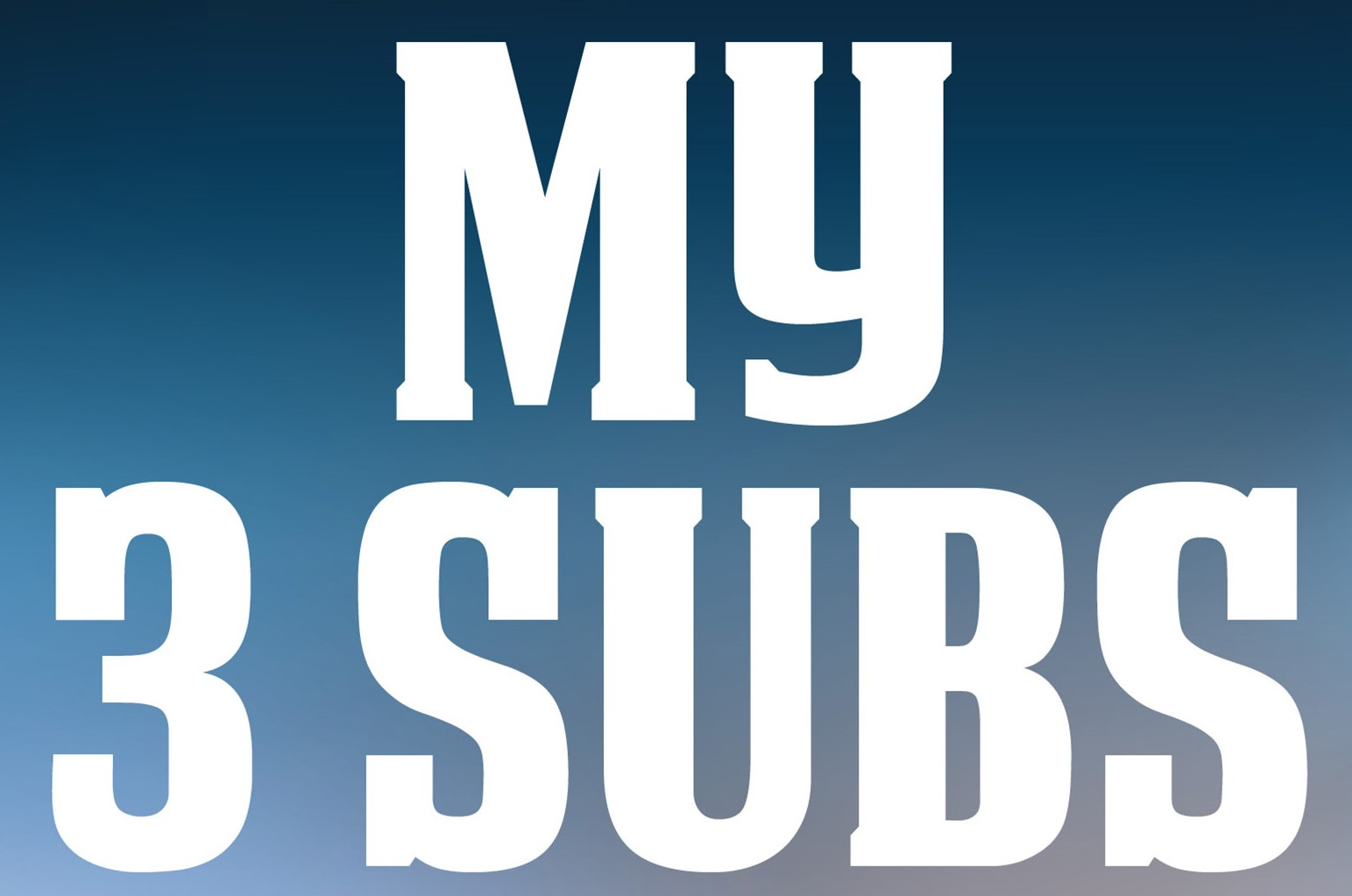 My 3 Subs - A Soccer Odyssey Podcast