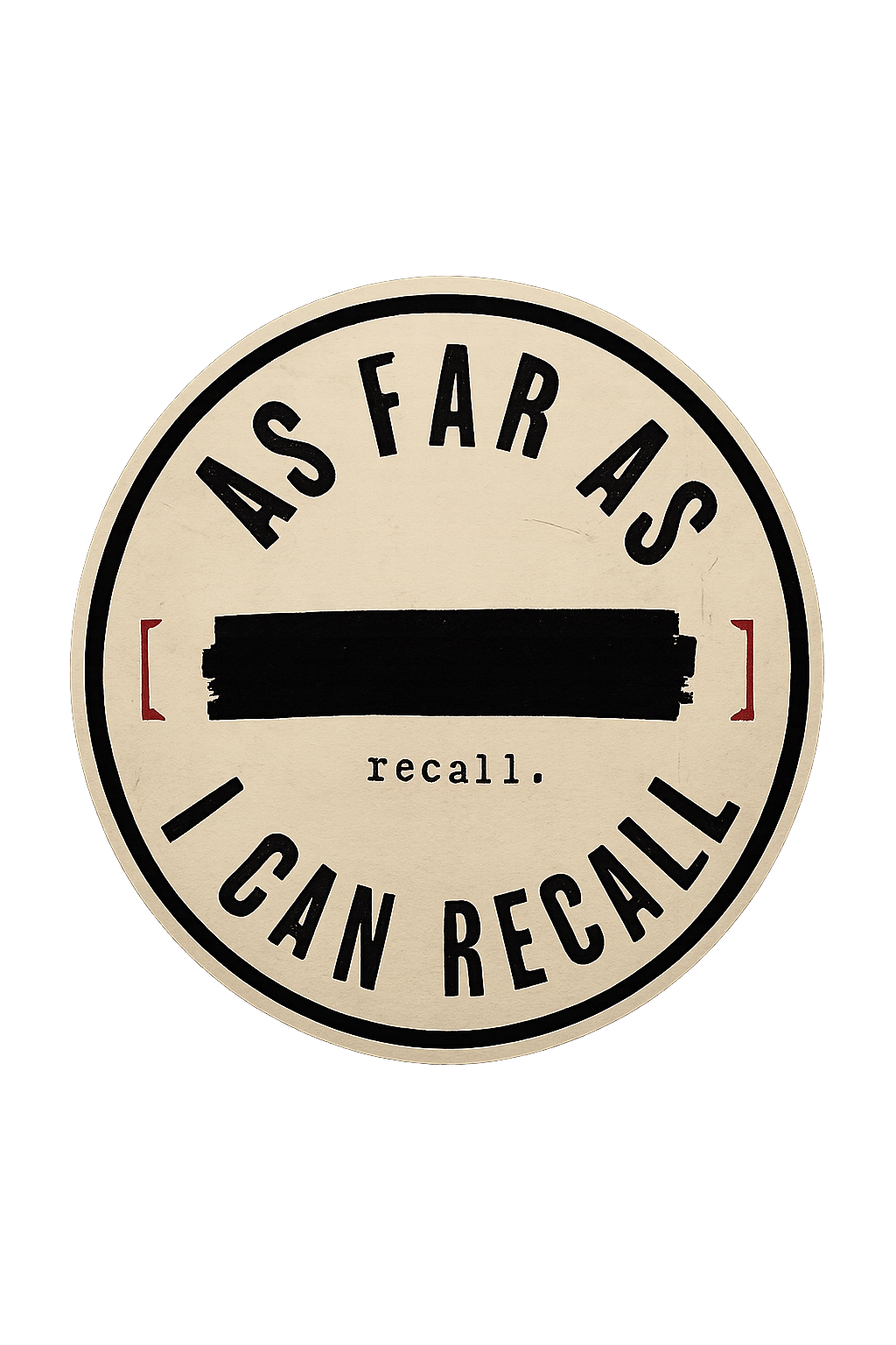 As Far As I Can Recall