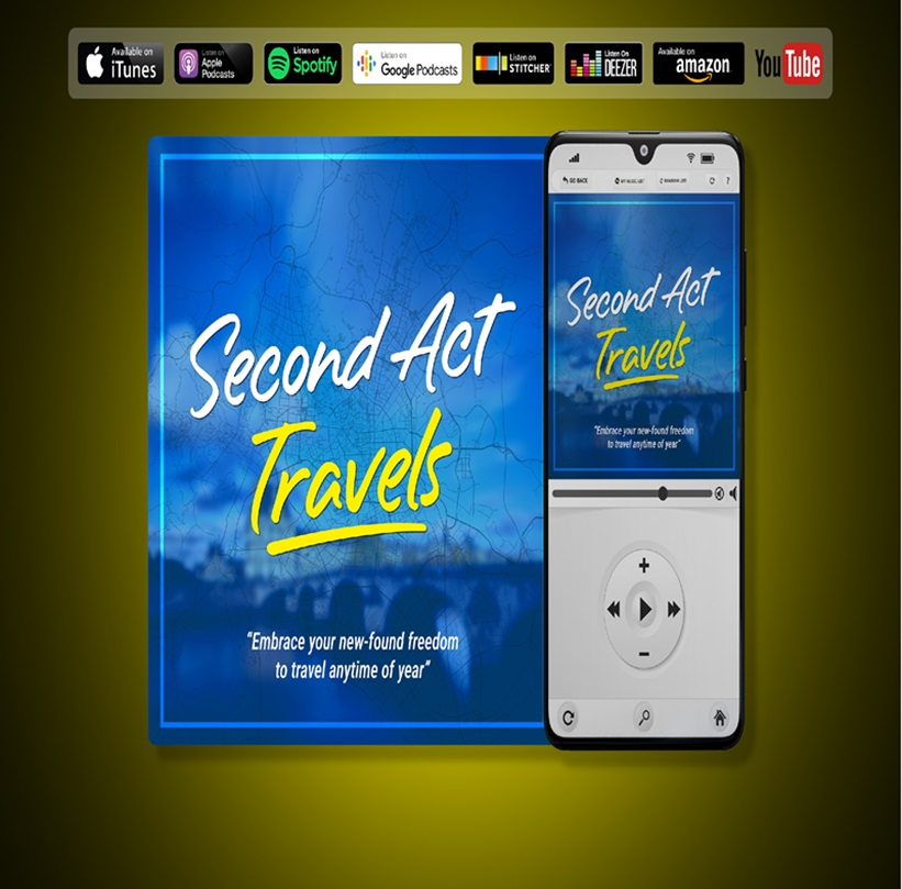 Second Act Travels Podcast and Blog