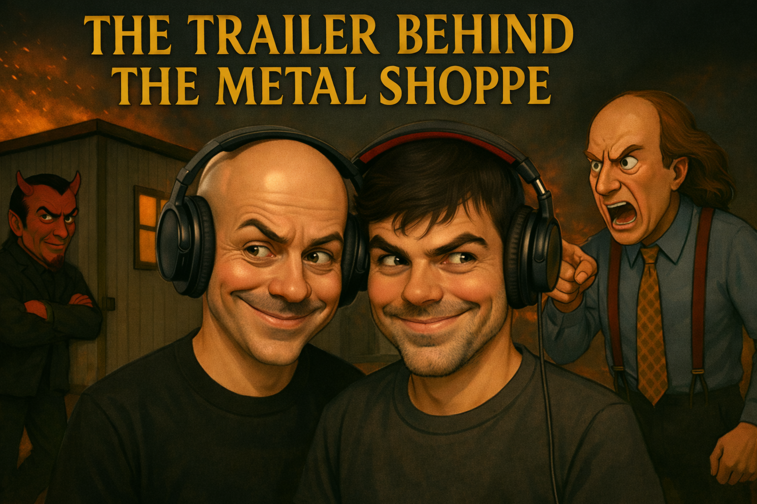 The Trailer Behind The Metal Shoppe