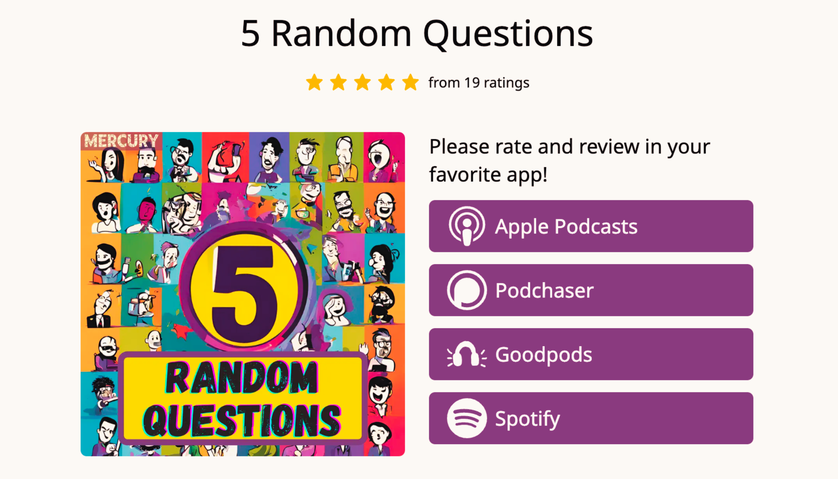 Listeners love the show!
